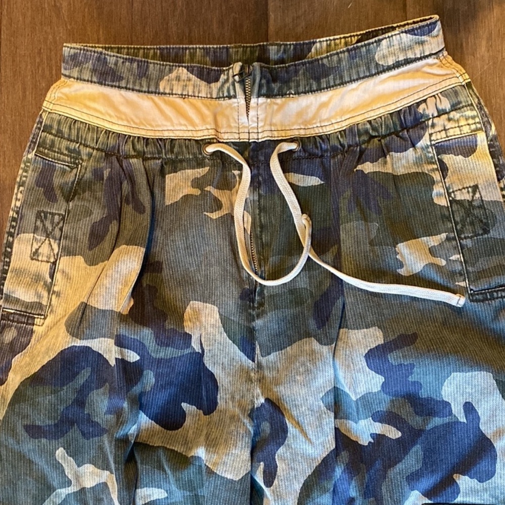 Free People Camouflage Joggers with Drawstrings - Picture 2 of 6